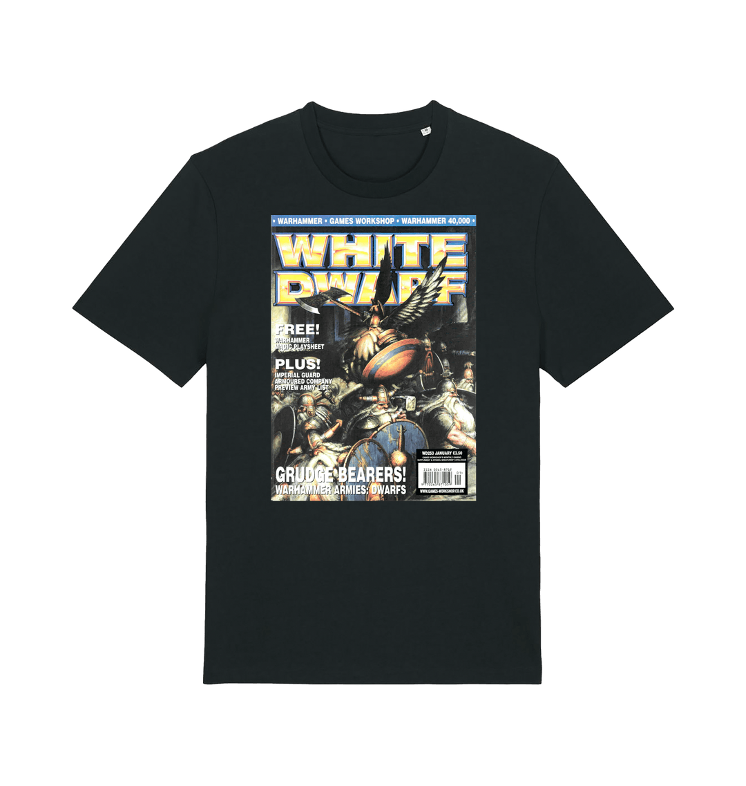 Black Printed T-shirt Front